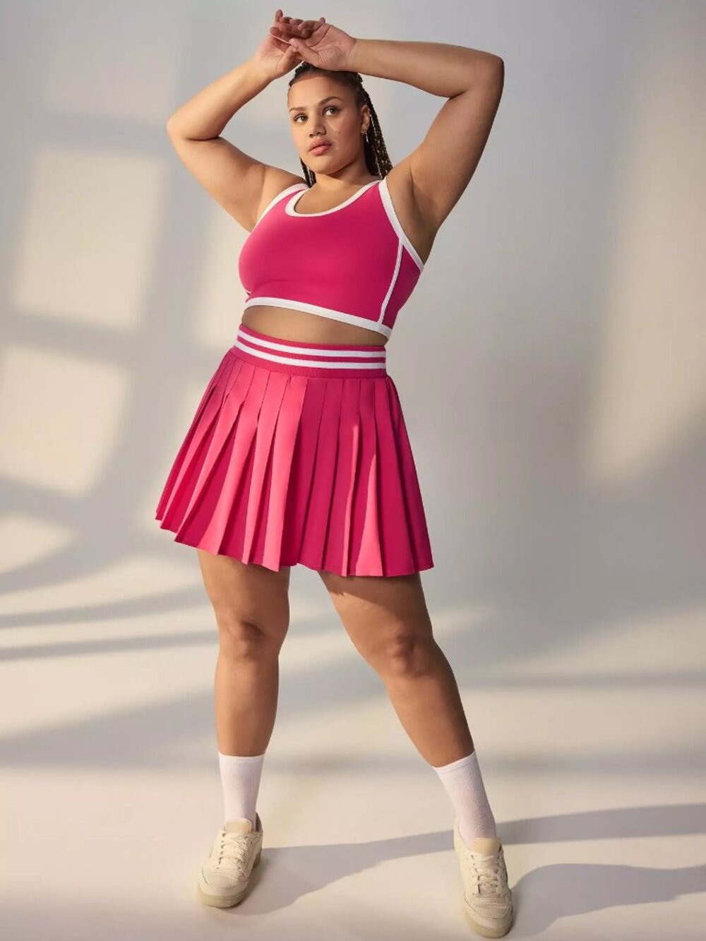 NWT Torrid TRU Pleated Active Skirt with Bike Short